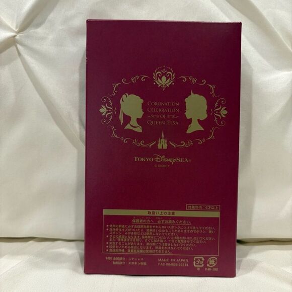 Tokyo Disney Sea Frozen Coronation Celebration Queen Elsa Spoon & Fork Set NEW - Picture 4 of 7